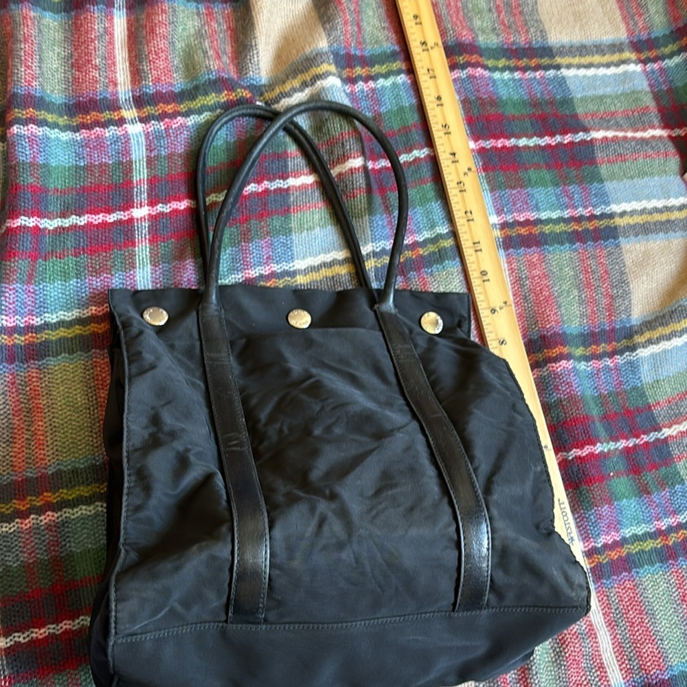PRADA Hand Bag Nylon Black Auth - Picture 13 of 16